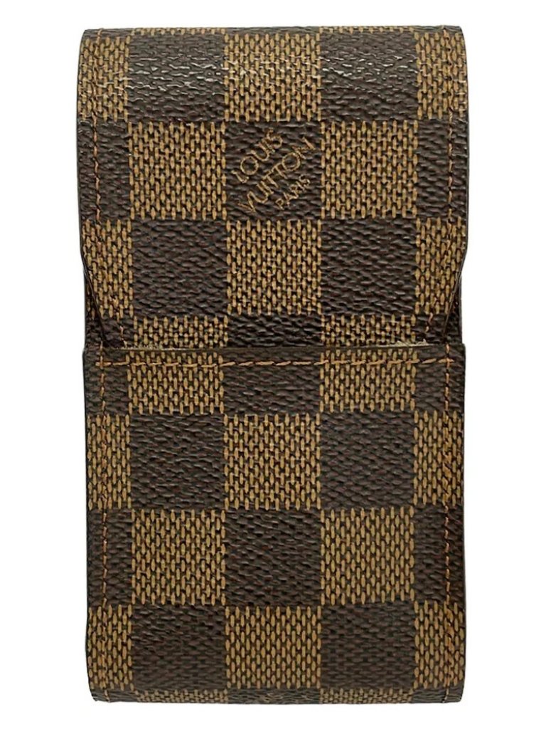 Louis Vuitton Etui Cigarette N63024 Ebene Damier Ct0010 Accessory Case